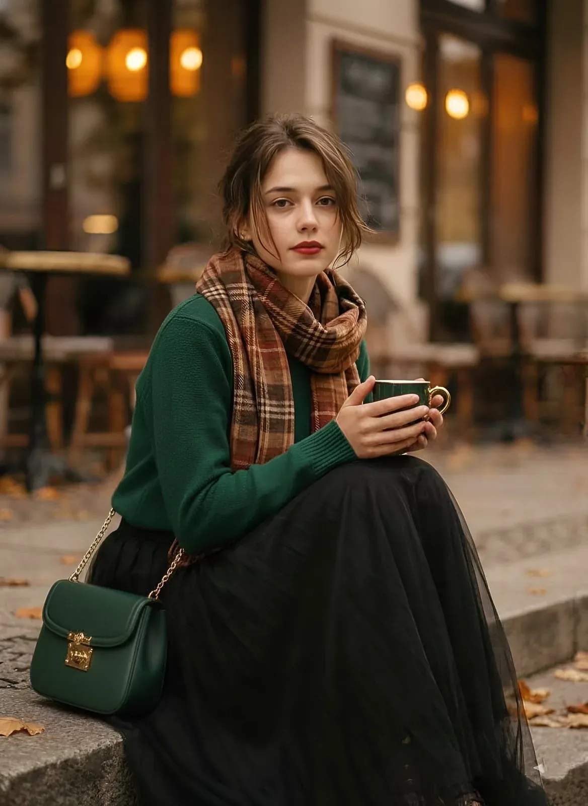 پرتره فشن پاییزی با حال‌وهوای دهه ۱۹۷۰