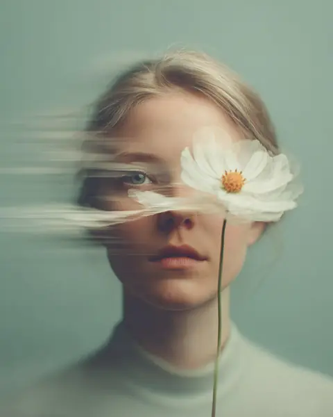 پرتره هنری خیال‌پردازانه با جلوه‌های حرکتی
