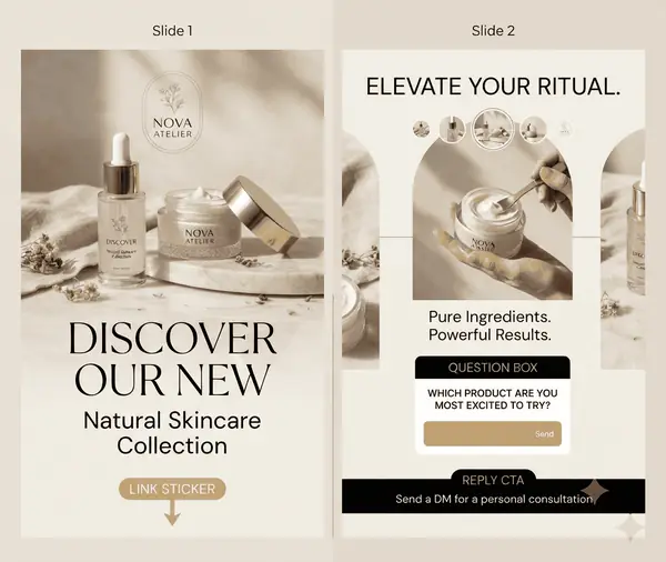 طراحی استوری حرفه‌ای اینستاگرام